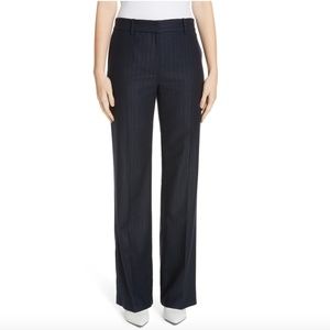 NWT $395 Equipment Hagan Navy Pinstriped Trousers in size 8!